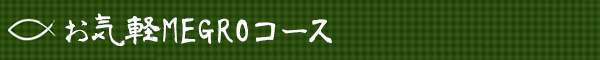 お気軽MEGROコース